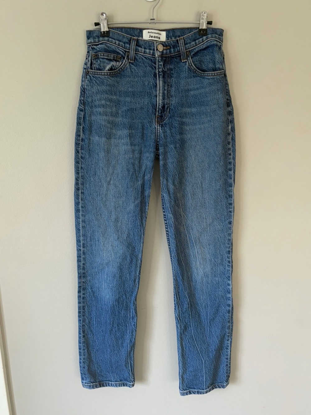 Reformation Liza High Straight Jean Laguna 27